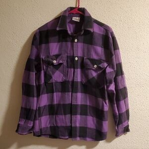 Rothco Purple and Black Checkered Men's Shirt